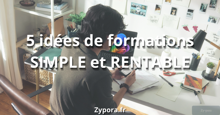 idées formations en ligne rentables 2026